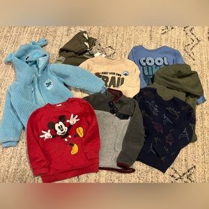 Toddler Boys Sweater/Jacket Bundle